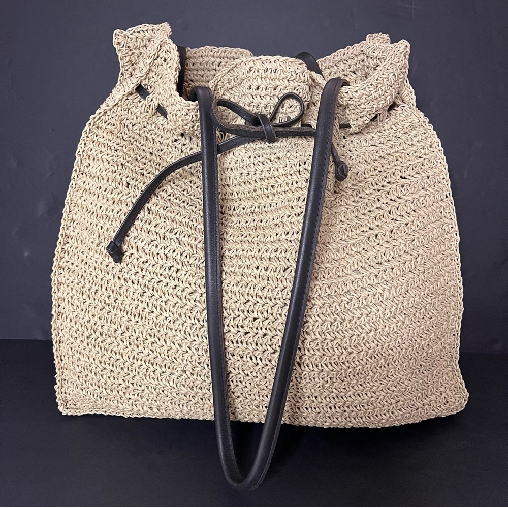 Eddie Bauer Large Natural Fiber Bag